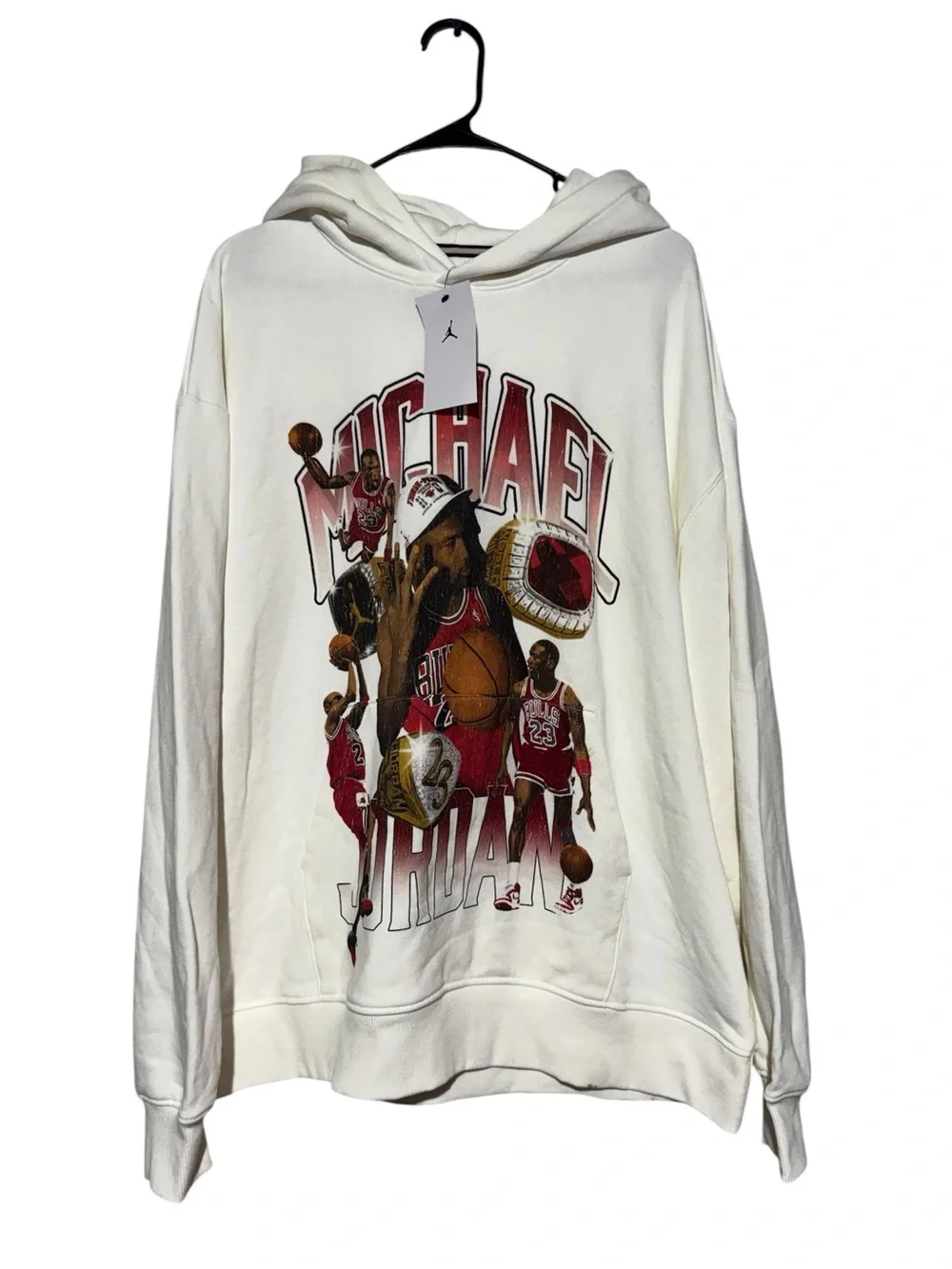 Jordan NWT Flight Fleece Michael Jordan Graphic Hoodie Men Size XXL Streetwear